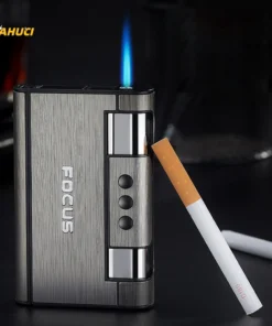 Focus Cigarette Case with Lighter