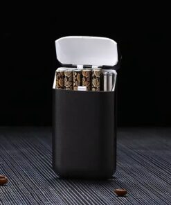 Water Splash Proof Cigarette case With USB Lighter