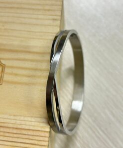 Titanium Steel Lock Bangle