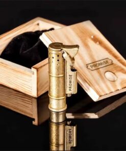 Promise Vintage Brass Oil Lighter