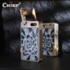 Chief premium oil lighter with flints storage