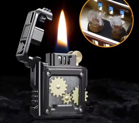 Chief double wick grinding wheel oil lighter